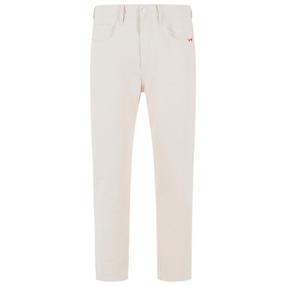 Amish 'Jeremiah' Ecru Cotton Jeans Men